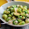 Choux de Bruxelles à la crème et moutarde