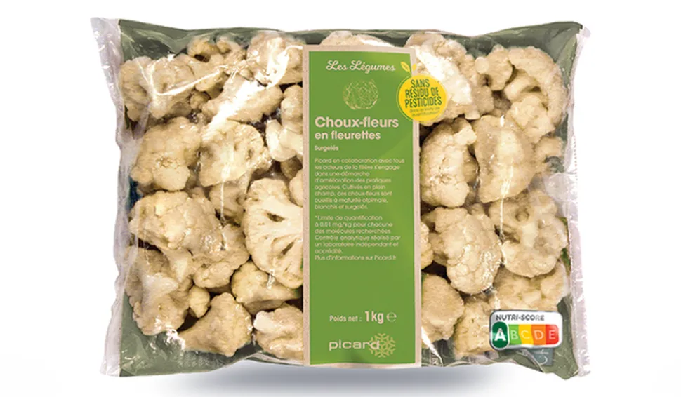 Choux-fleurs-fleurettes sans résidu de pesticides, France ou Belgique ou Italie