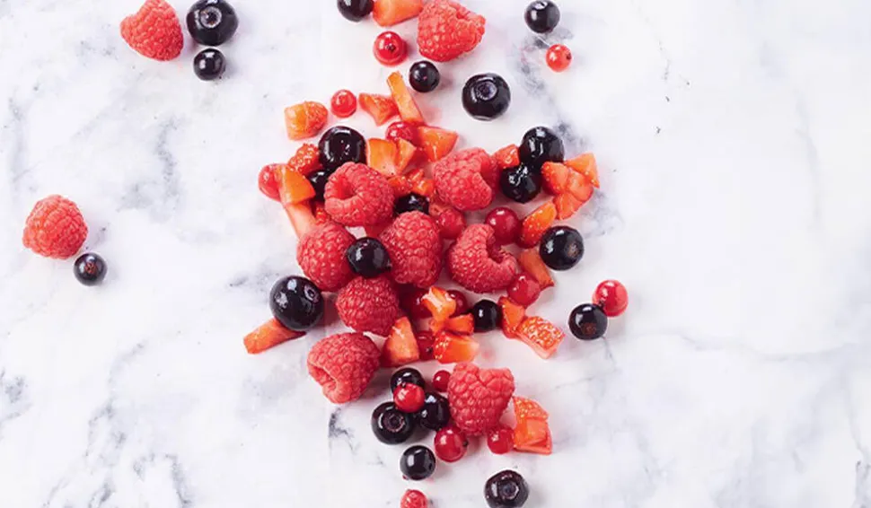 Cocktail de fruits rouges