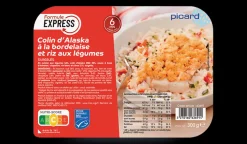 Colin d'Alaska MSC à la bordelaise et riz légumes