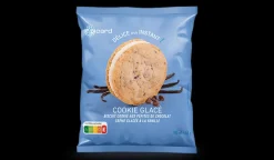 Cookie glacé crème glacée à la vanille