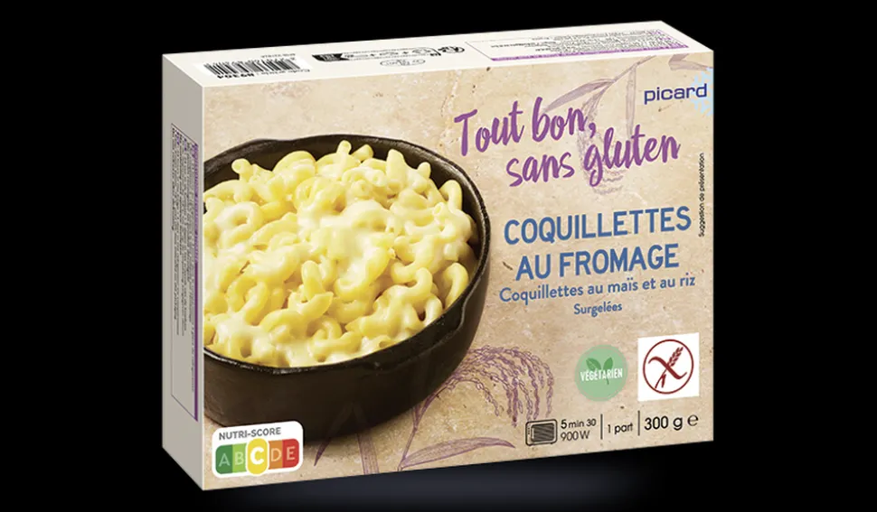 Coquillettes au fromage, coquillettes maïs et riz