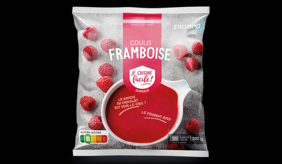 Coulis framboise, portionnable