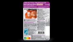 Crevettes décortiquées ASC, HND, ECU ou VNM