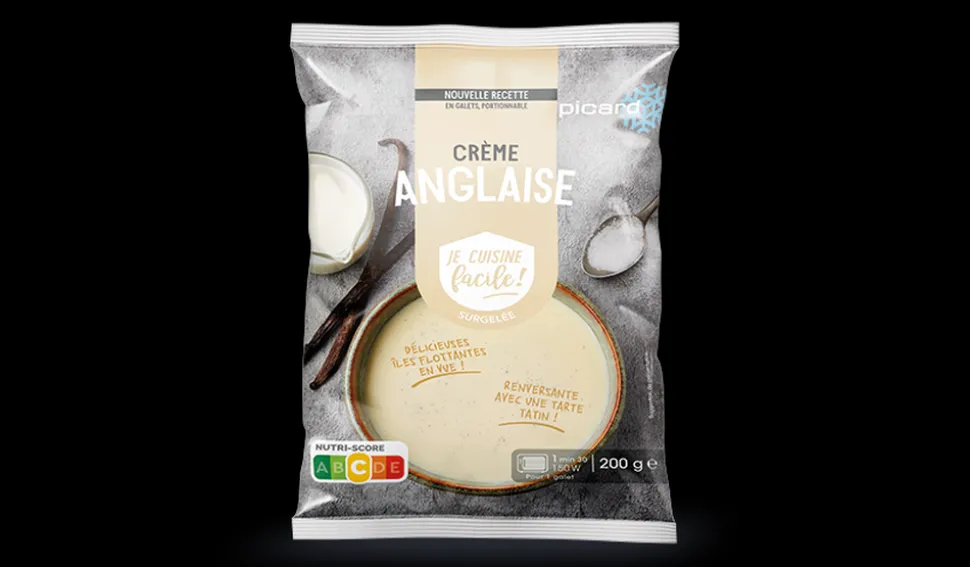 Crème anglaise, portionnable