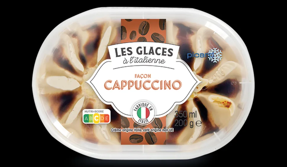Crème glacée façon cappuccino à l'italienne