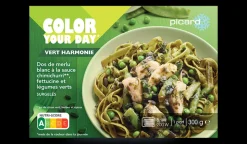 Dos de merlu sce chimichurri, légumes verts