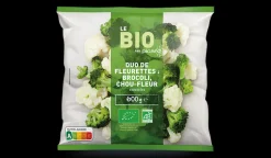 Duo de fleurettes bio (brocoli et chou-fleur)