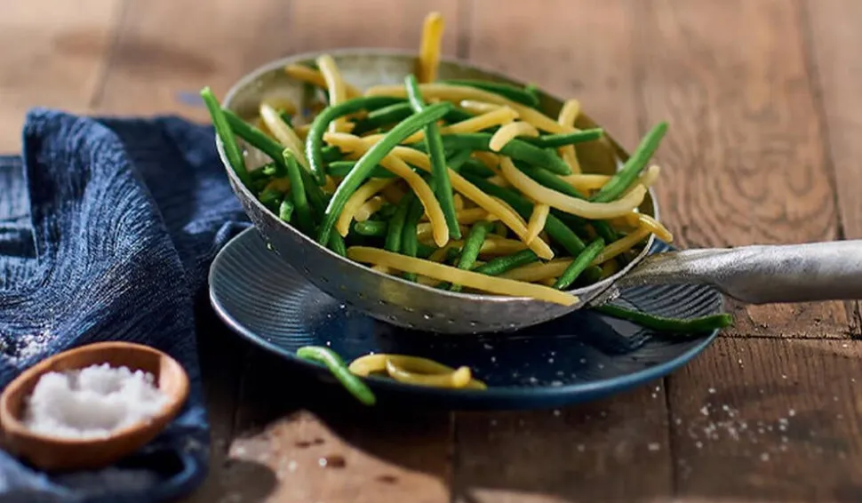 Duo de haricots verts et haricots beurres bio