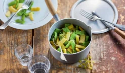 Duo haricots plats verts et beurre, coupés