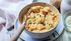 Ecrasé de pomme de terre et patate douce