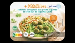 Falafels, boulghour aux petits légumes