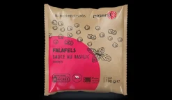 Falafels, sauce au basilic