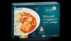 Filet de poulet à la basquaise et riz de Camargue