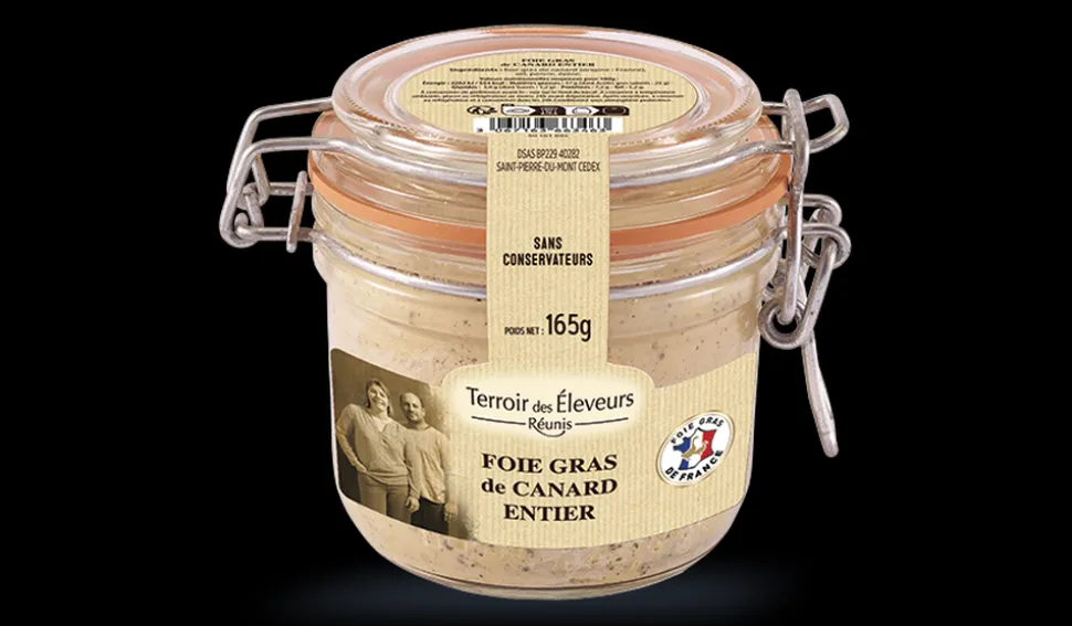 Foie gras canard, Terroir des Eleveurs Réunis