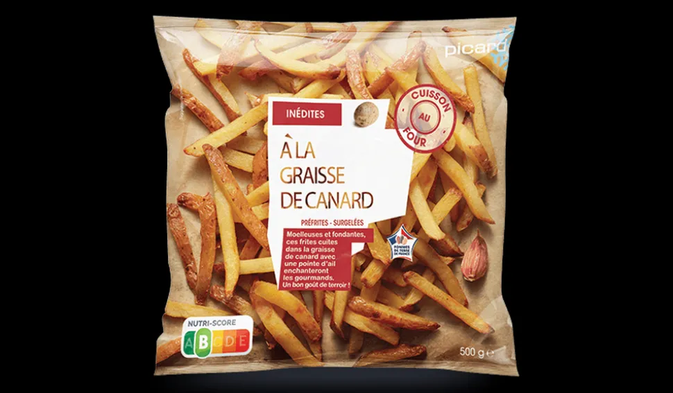 Frites cuisinées à la graisse de canard