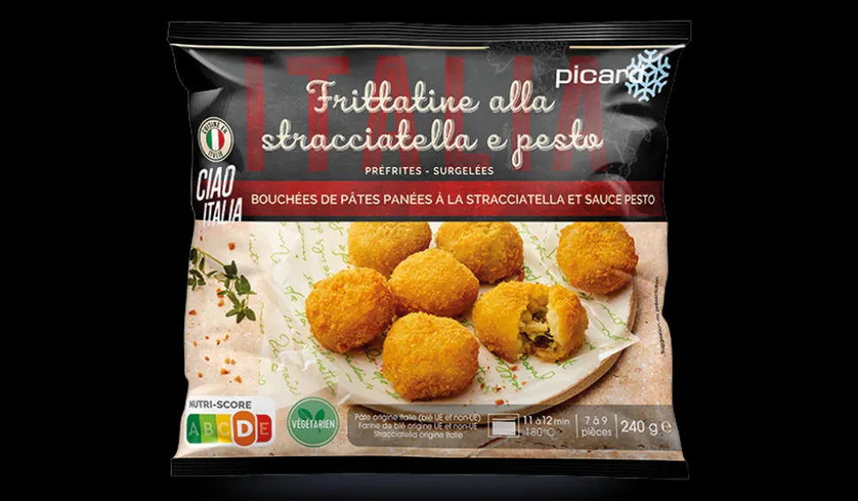 Frittatine stracciatella, bouchées de pâtes panée