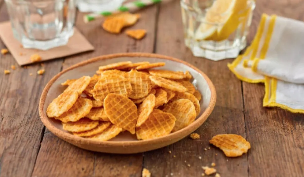 Gaufrettes apéritives au Maroilles
