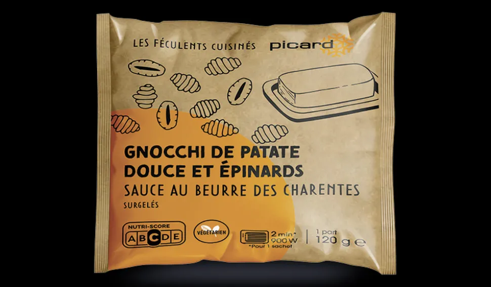 Gnocchi de patate douce et épinards
