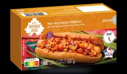 Hot-dog façon Sonoran saucisse, légumes, sce salsa
