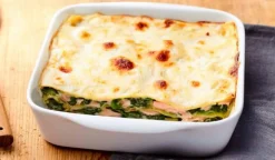 Lasagnes au saumon et aux épinards