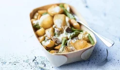 Légumes à la campagnarde, sauce moutarde