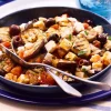 Légumes à la grecque, aubergine, tomate, Feta AOP