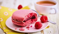 Macaron à la framboise individuel