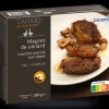 Magret de canard tranché mariné aux cèpes