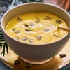 Mini so soupe potiron, marron, huile de noisette