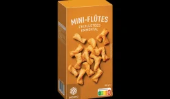Mini-flûtes feuilletées emmental