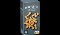 Mini-flûtes feuilletées sel et poivre