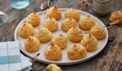 Mini-gougères au fromage, 30 pièces environ