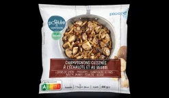 Mélange de champignons cuisiné au beurre et à l'échalote