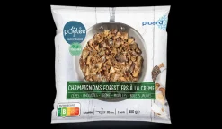 Mélange de champignons forestiers à la crème