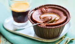 Moelleux minute chocolat caramel