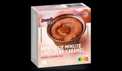 Moelleux minute chocolat caramel