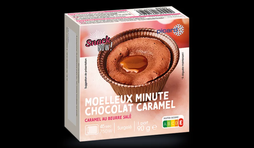 Moelleux minute chocolat caramel