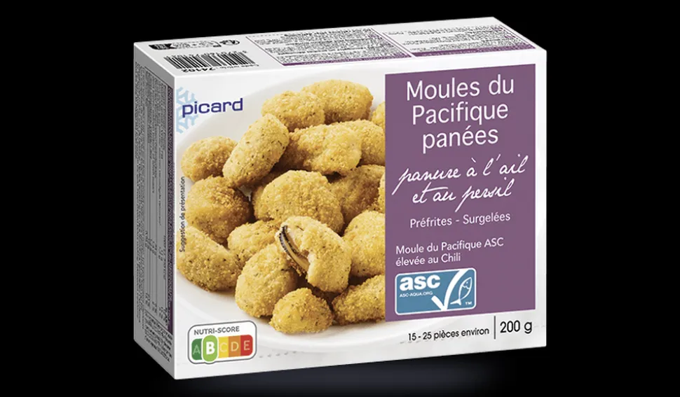 Moules du Pacifique panées ASC