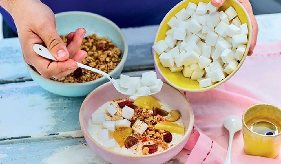 Noix de coco en cubes, Vietnam