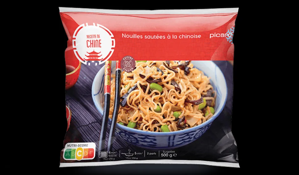 Nouilles sautées à la chinoise, portionnable