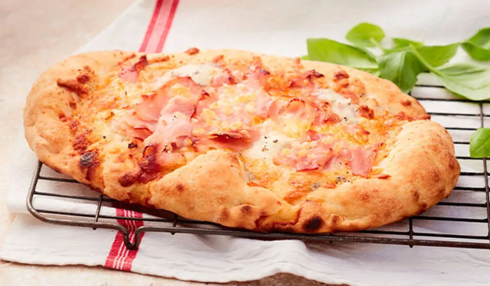 Pinsa prosciutto e tartufo