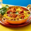 Poulet biryani riz aux raisins secs