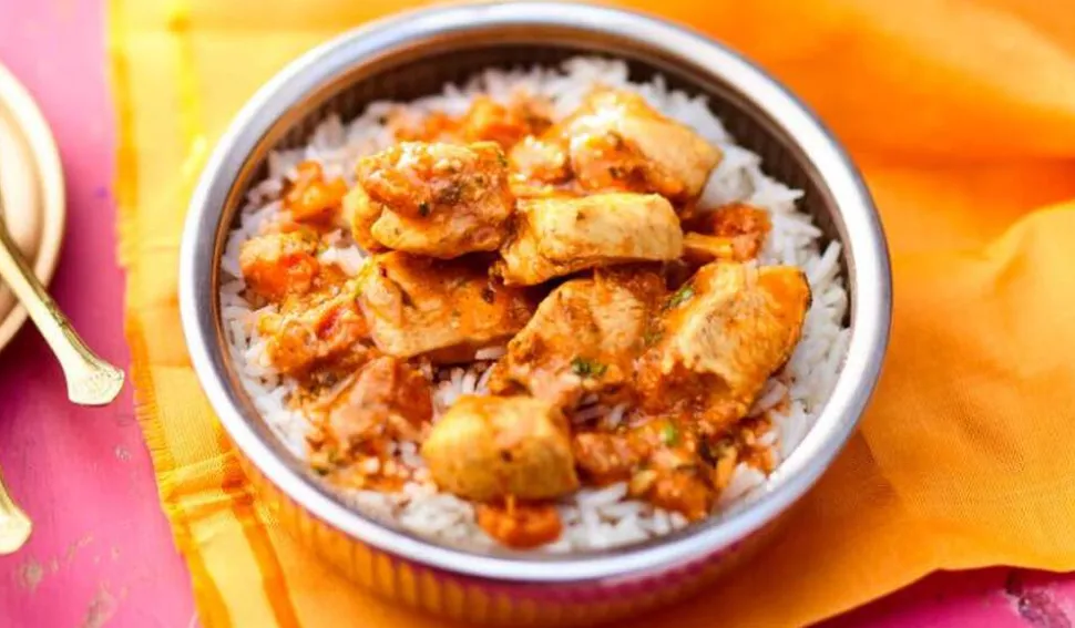 Poulet Tikka et riz basmati