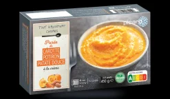 Purée de carotte, potiron, patate douce
