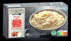 Purée de pomme de terre à la tomate et à la mozzarella