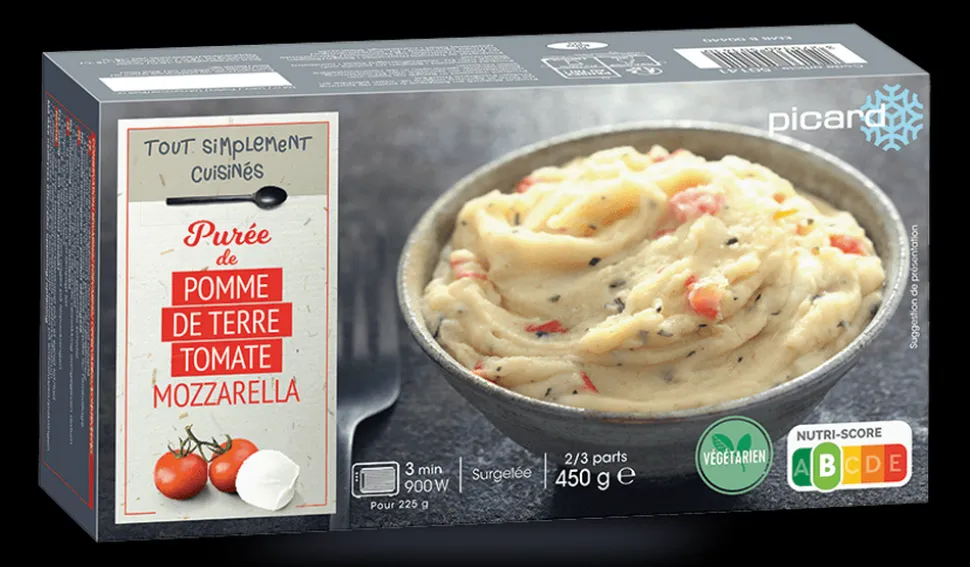 Purée de pomme de terre à la tomate et à la mozzarella