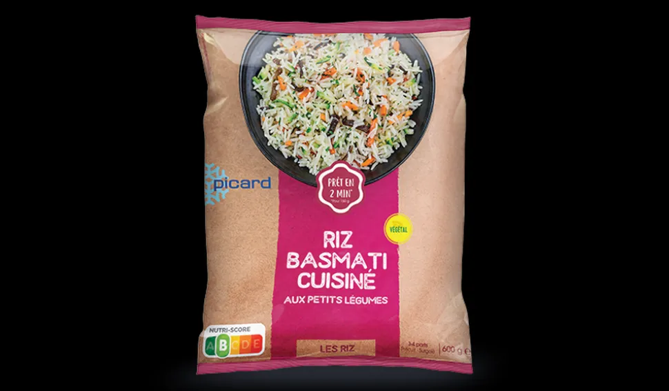 Riz basmati cuisiné aux petits légumes