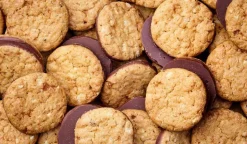 Sablés chocolat au lait, noisette-caramel