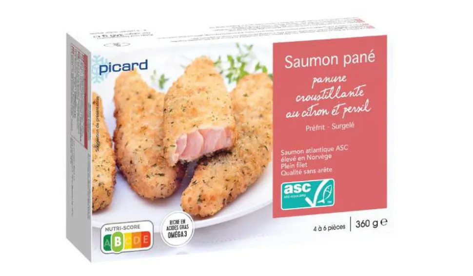 Saumon pané ASC, 4 à 6 portions de filets